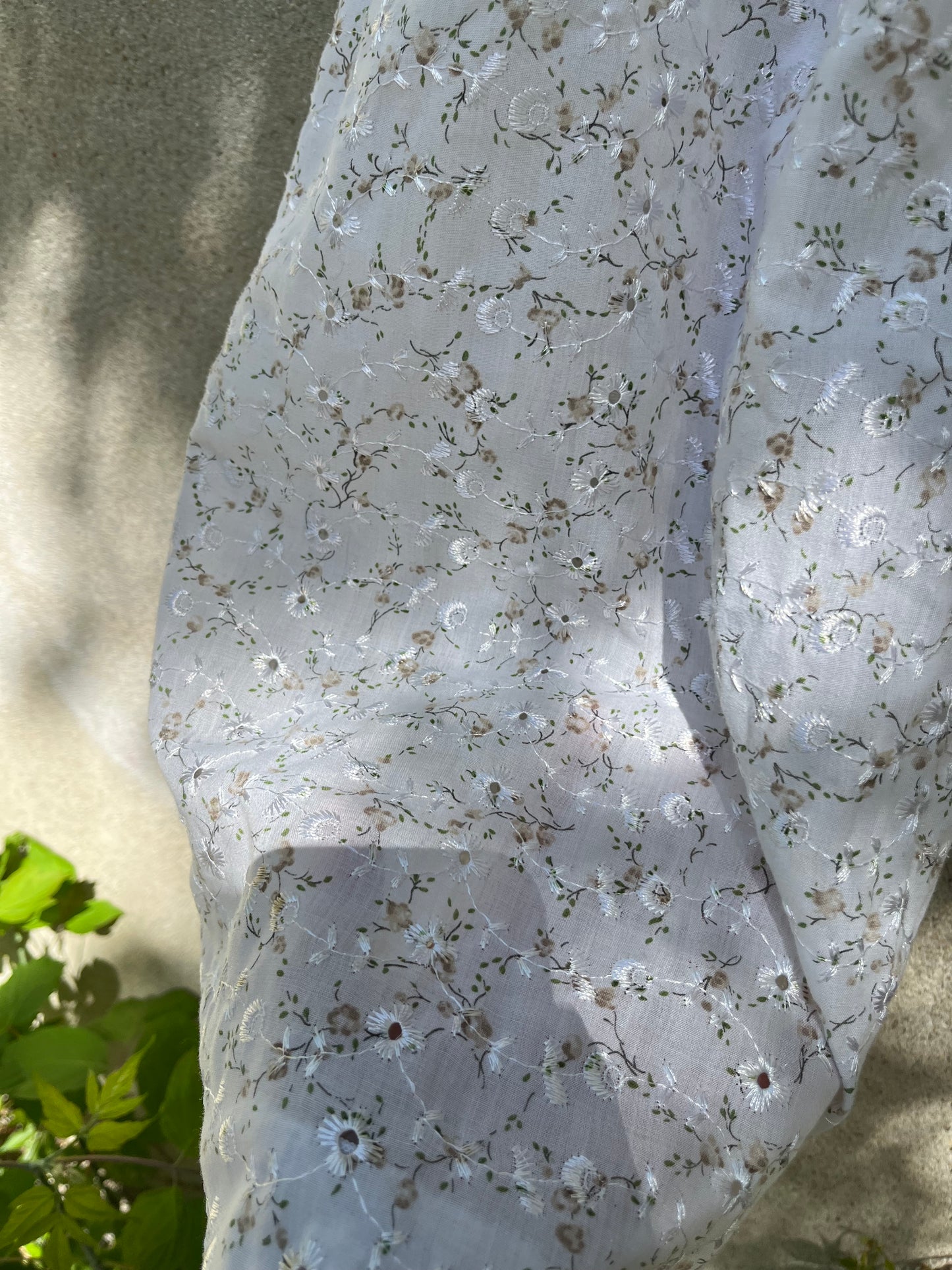 Vintage Floral Summer Dress (S)