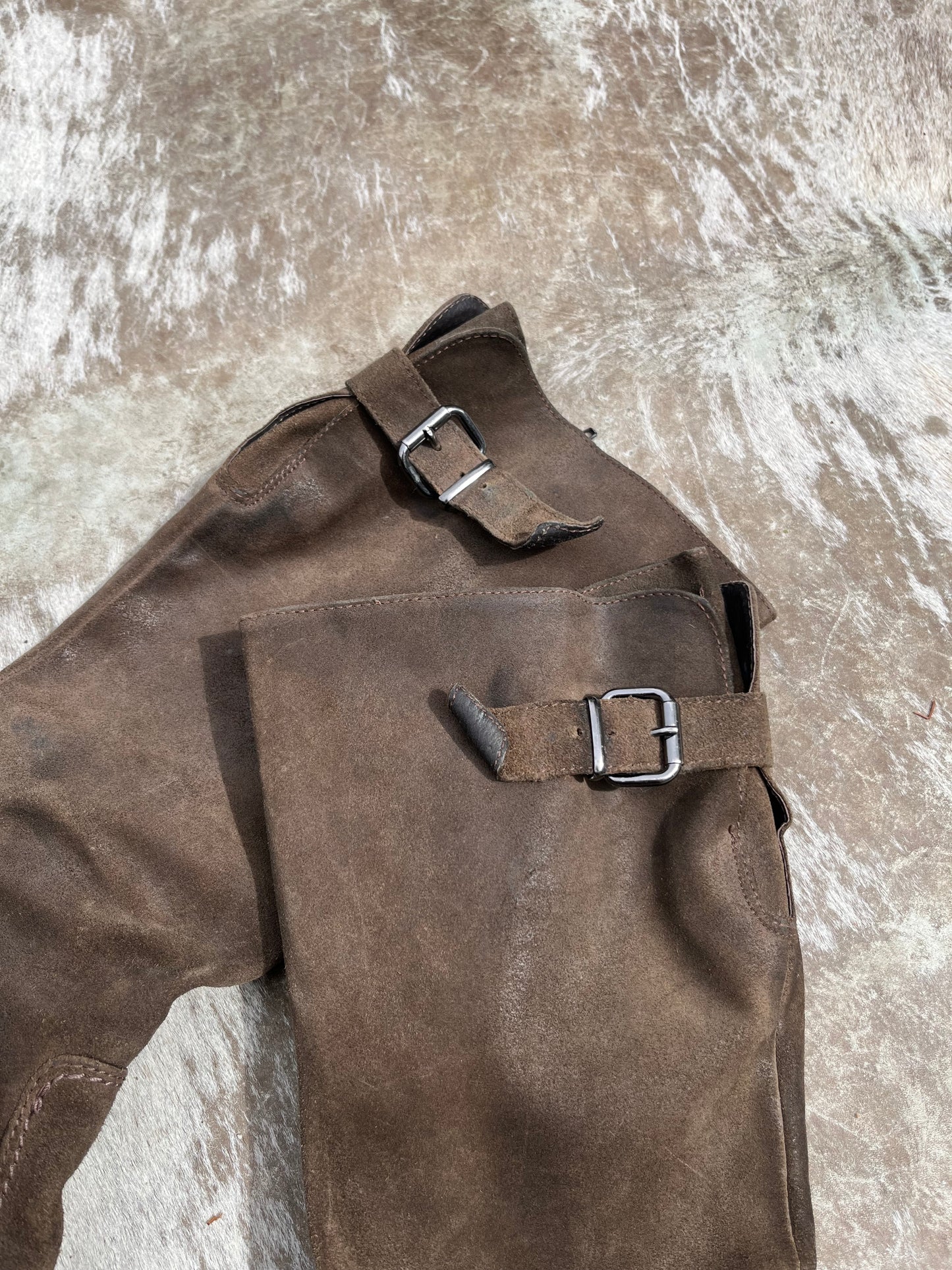 90s Aldo Brown Suede Leather Boots (40w)
