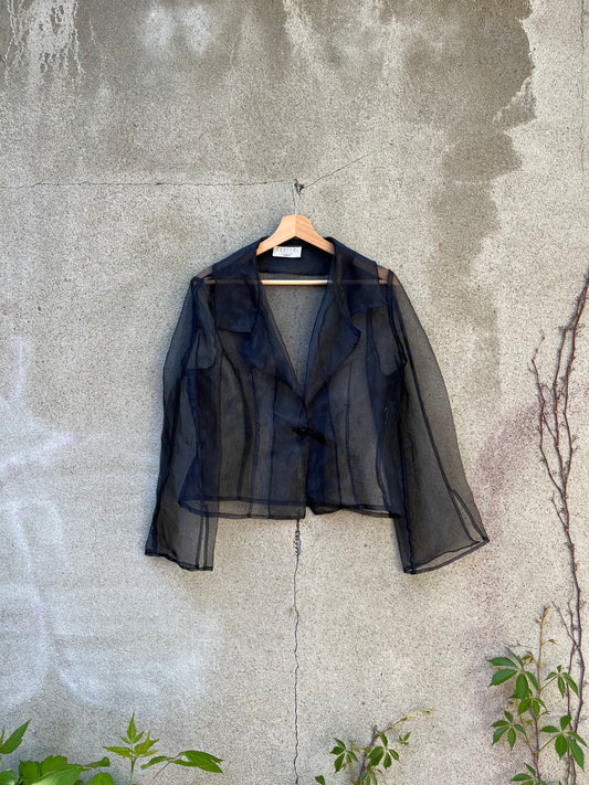 Vintage Organza Blouse (M)