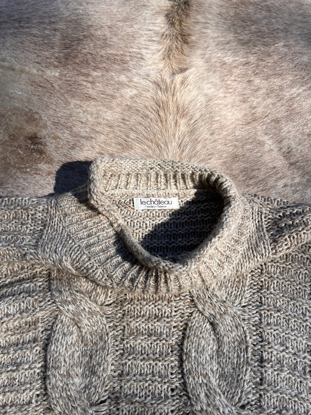 80s Vintage Le Chateau Wool Knit